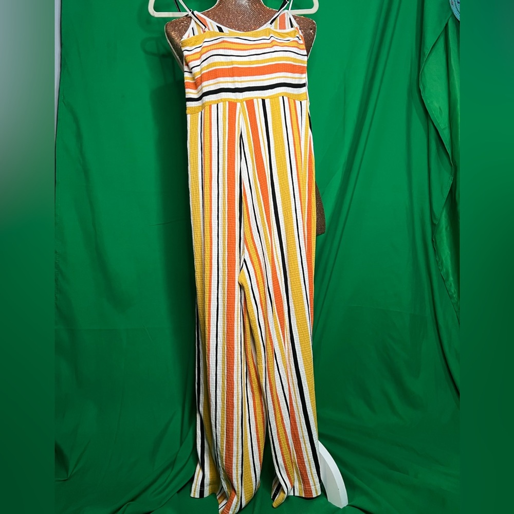 Spaghetti strapped jump suit